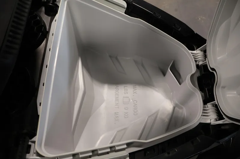 Slide: The Image of 2017 Sea-Doo GTX Limited S 260 storage compartment, open and empty. - 10