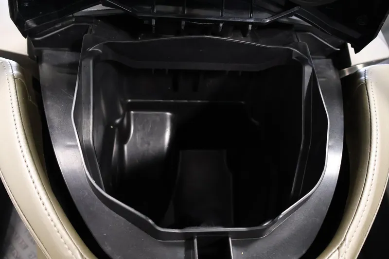 Slide: The Image of 2017 Sea-Doo GTX Limited S 260 storage compartment, open and empty. - 17