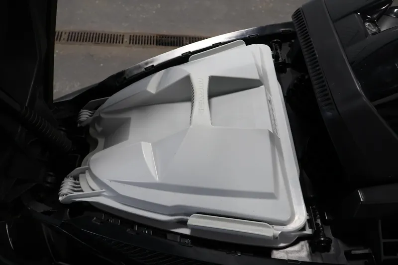 Slide: The Image of 2017 Sea-Doo GTX Limited S 260 engine compartment, showcasing sleek design and components. - 23