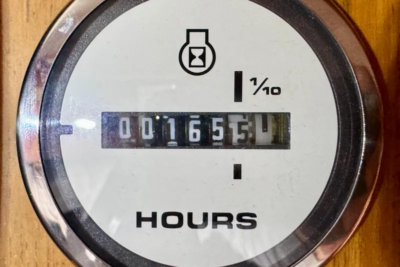Slide: The Image of Hour meter reading 1655 on 1982 Tung Hwa Seahorse boat. - 12