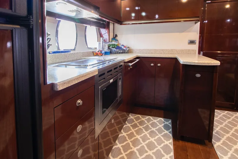 Slide: The Image of Luxurious kitchen on a 2008 Sea Ray 48 Sundancer yacht. - 20