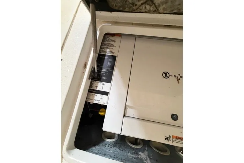 Slide: The Image of 2009 Intrepid 377 Walkaround engine compartment with visible control panel. - 28