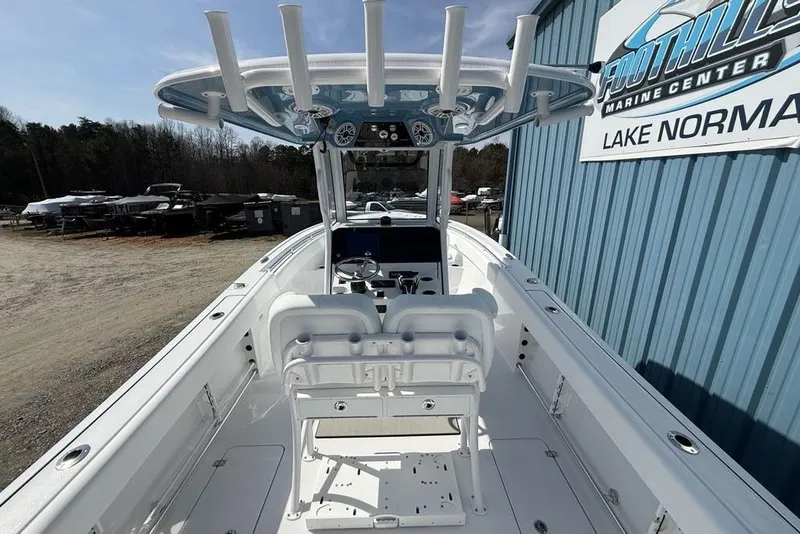 Slide: The Image of 2026 Sportsman Open 252 Center Console boat at Foothills Marine Center. - 44