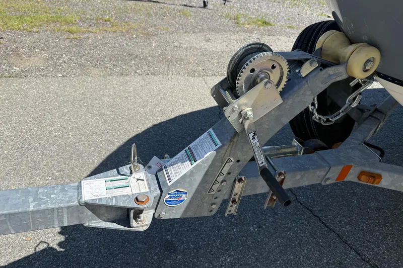 Slide: The Image of Trailer hitch and winch system for 2014 Larson LX 160S OB boat. - 33