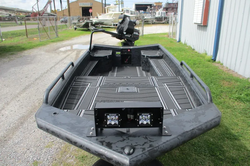 Slide: The Image of 2026 Gator Tail 1750 MID DECK SAVAGE boat with sleek design and advanced features. - 2