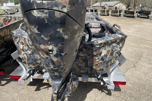 Slide: The Image of 2026 Excel Eclipse Jet boat with camouflage design. - 3