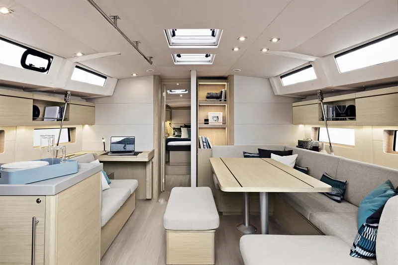 Slide: The Image of Manufacturer Provided Image: Interior of Beneteau Oceanis 46.1 yacht, year 2025. - 4