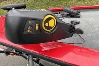 Slide: The Image of 2013 Tracker Pro Team 175 TXW boat with Minn Kota Edge trolling motor. - 5