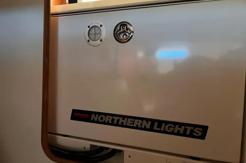 Slide: The Image of Northern Lights generator panel on 2008 Beneteau Oceanis 343 sailboat. - 65
