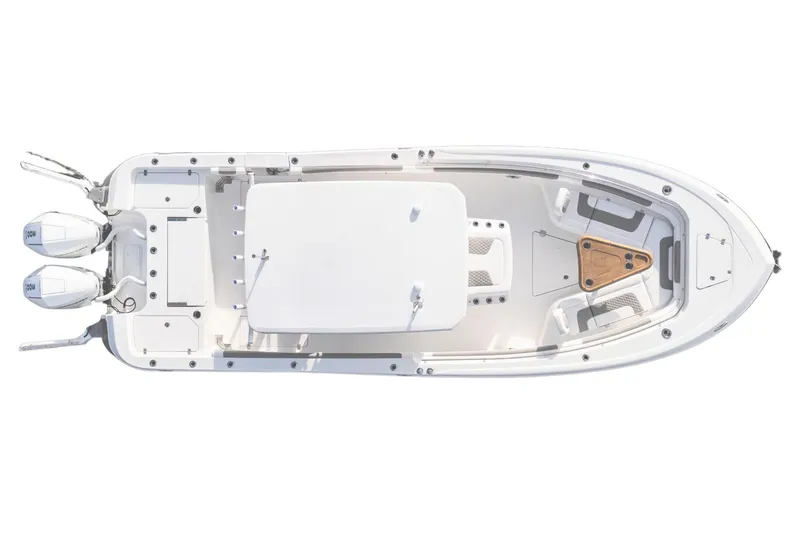 The Image of Manufacturer Provided Image: Top view of 2025 Caymas 291 boat with dual engines and spacious deck layout. - 0
