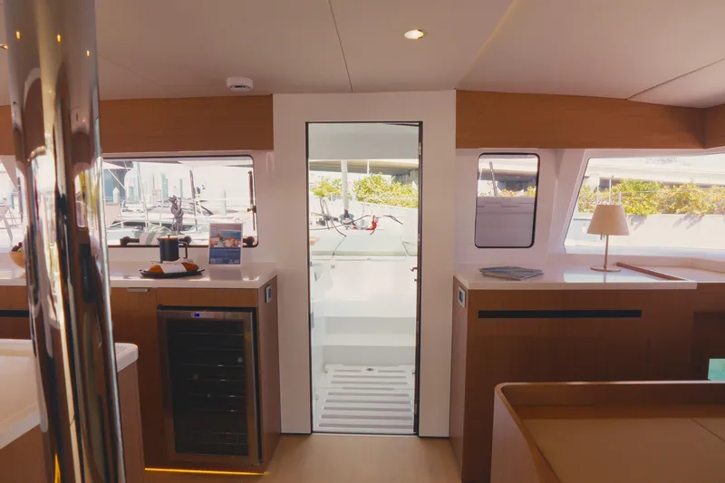 Slide: The Image of Interior of 2026 Bali 5.2 yacht, featuring modern design and luxurious amenities. - 20
