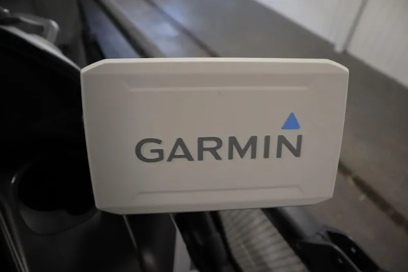 Slide: The Image of Garmin device on 2024 Sea-Doo Switch Cruise 21, close-up view. - 25