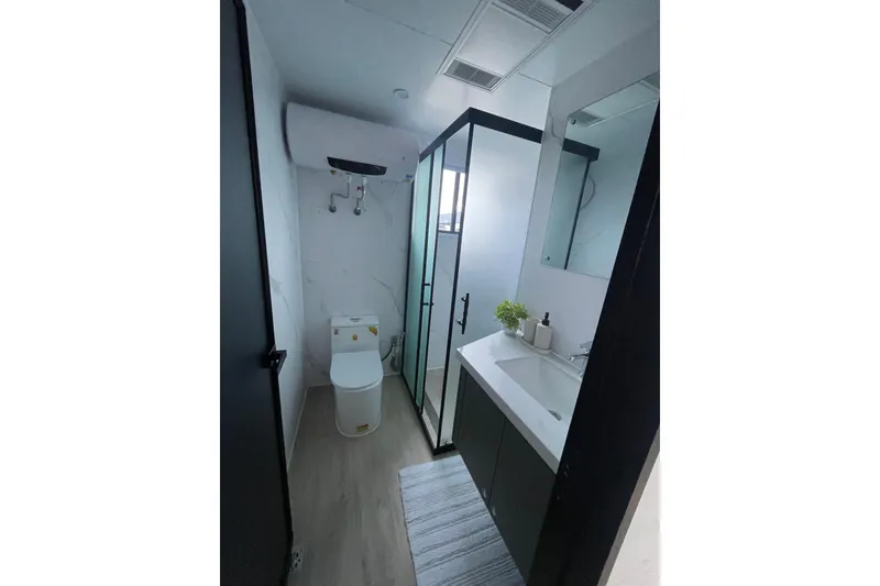Slide: The Image of Modern bathroom in 2025 Houseboat ALLHOUSE HB-1250, featuring sleek design and amenities. - 7