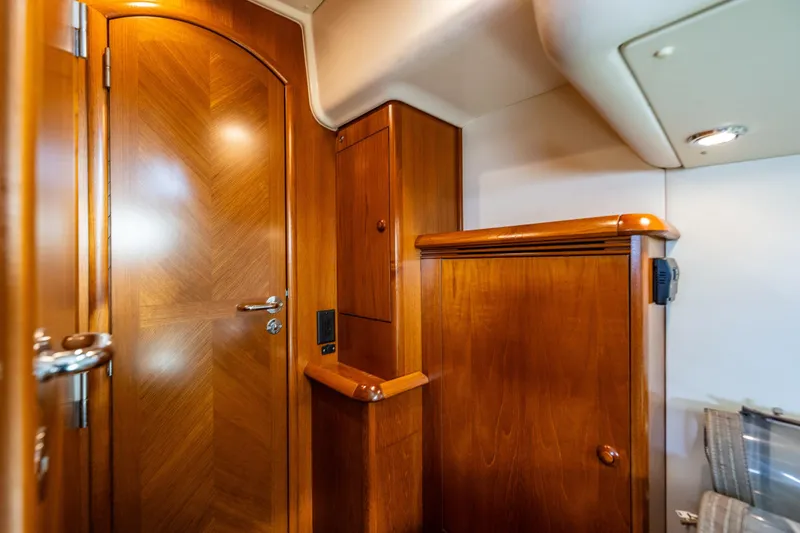 Slide: The Image of Control panel of 2009 Jeanneau Sun Odyssey 54 DS yacht with navigation equipment. - 36