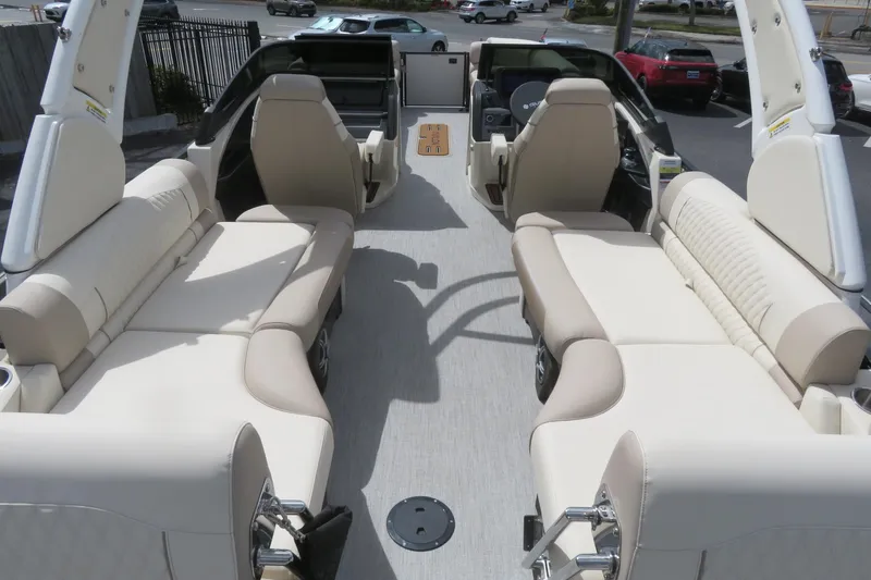 Slide: The Image of Interior of 2026 Avalon Excalibur LTD Quad Lounger, luxurious seating and modern design. - 20