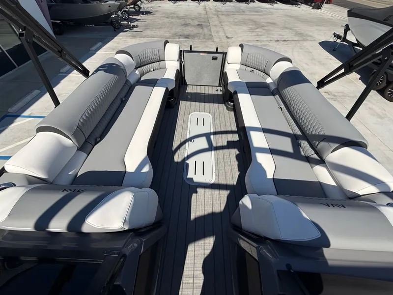 Slide: The Image of Avalon Excalibur LTD Quad Lounger Shift Windshield - 27 FT w/ Twin 425HP Mercury V10's! 2026 - 17