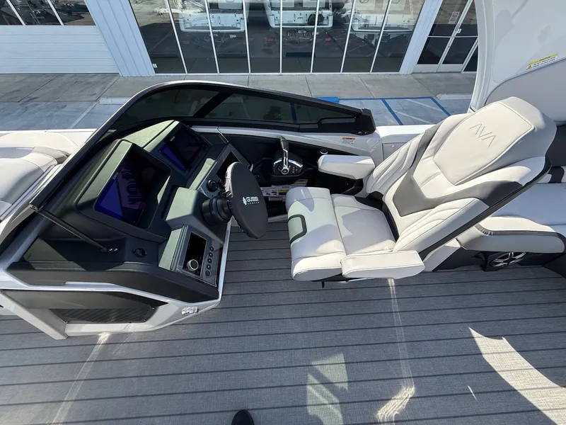 Slide: The Image of Avalon Excalibur Carbon Series Elite Windshield - 27 FT w/ Twin 425 Mercury's & JOYSTICK Controls! 2026 - 13