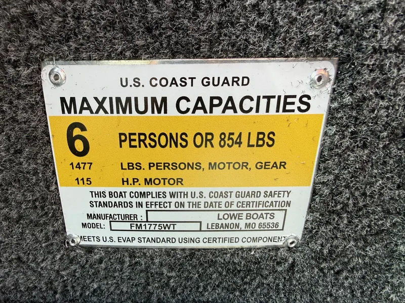 Slide: The Image of Lowe Fishing Machine Walk Thru FM 1775 WT w/ 115HP Mercury! 2026 - 11