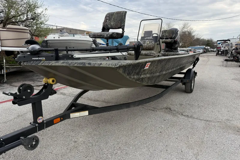 The Image of 2025 Tracker Grizzly 1860 MVX CC boat on trailer at Cransh Auto Sales. - 0