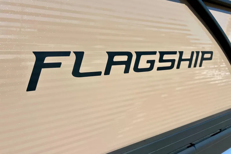 Slide: The Image of Flagship 200 Lounge Lounger 2023 logo on beige background. - 5