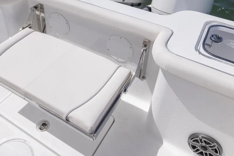 Slide: The Image of 2026 Sea Hunt Gamefish 27 Forward Seating, featuring sleek white seating and modern design. - 14