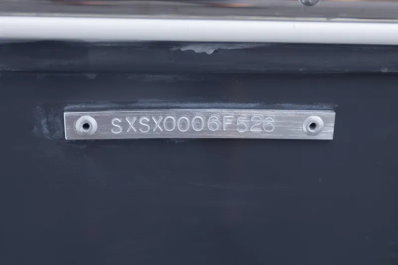 Slide: The Image of Hull identification number on Sea Hunt Gamefish 27 Coffin Box, 2026 model. - 29