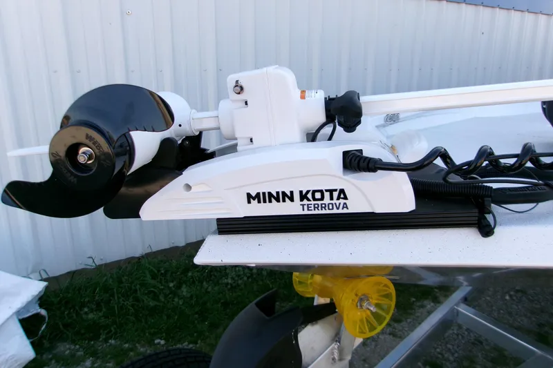 Slide: The Image of Minn Kota Terrova motor on 2026 Xpress H22B Bay boat. - 14