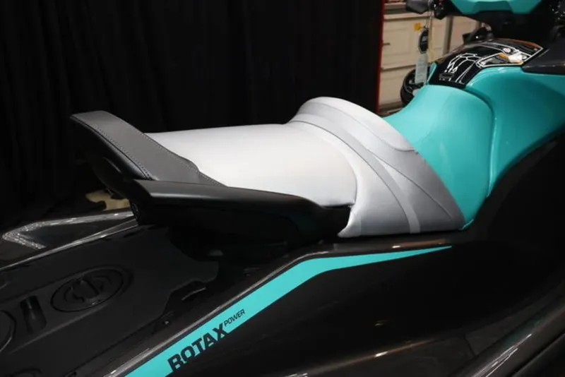 Slide: The Image of Close-up of 2026 Sea-Doo GTR 230 jet ski seat. - 17