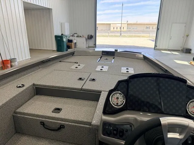 Slide: The Image of Interior view of a 2026 Yamaha SPSMN 1710PFX 2026 VNL boat model. - 26