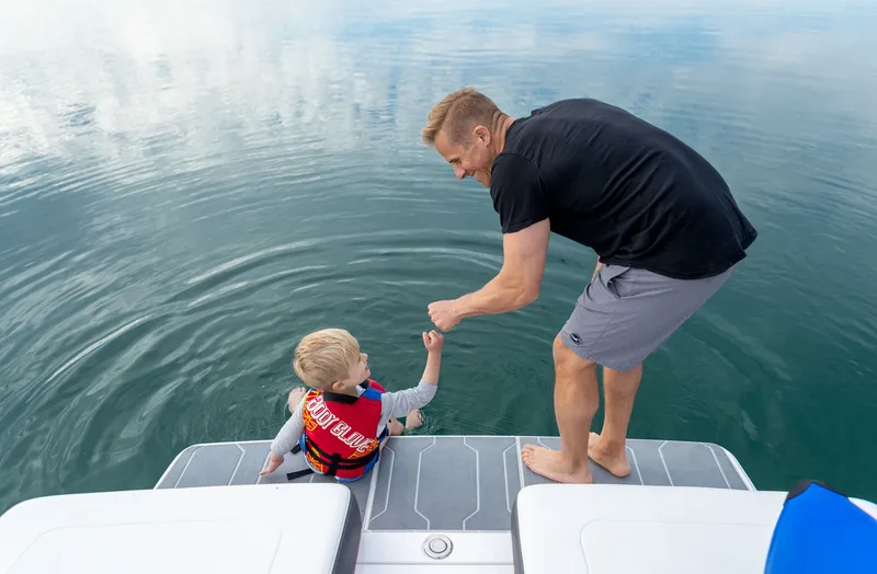 Slide: The Image of Mother and daughter relaxing on Regal LS2 Surf Ultimate 2026. - 34