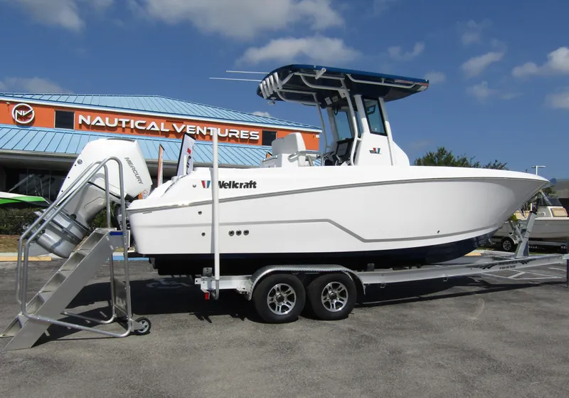 The Image of 2024 Wellcraft 263 Fisherman boat on trailer at Nautical Ventures dealership. - 0