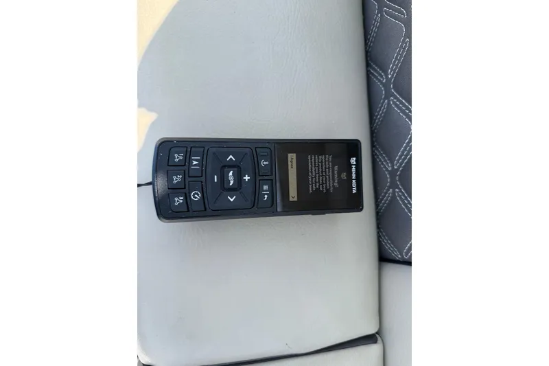 Slide: The Image of Remote control on a Tidewater 292 CC Adventure boat seat, 2022 model. - 30