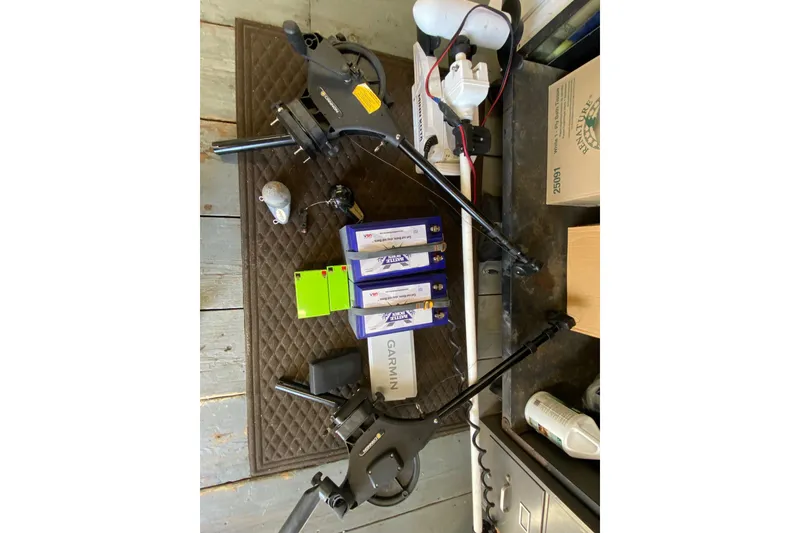 Slide: The Image of Boat accessories for Pioneer 2022 202 Sportfish on wooden floor. - 15