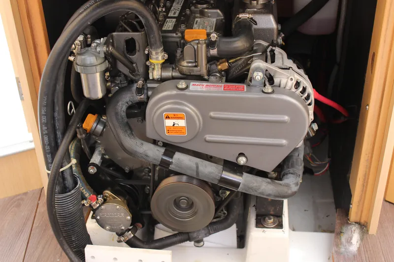 Slide: The Image of Engine compartment of 2015 Beneteau Oceanis 35. - 20