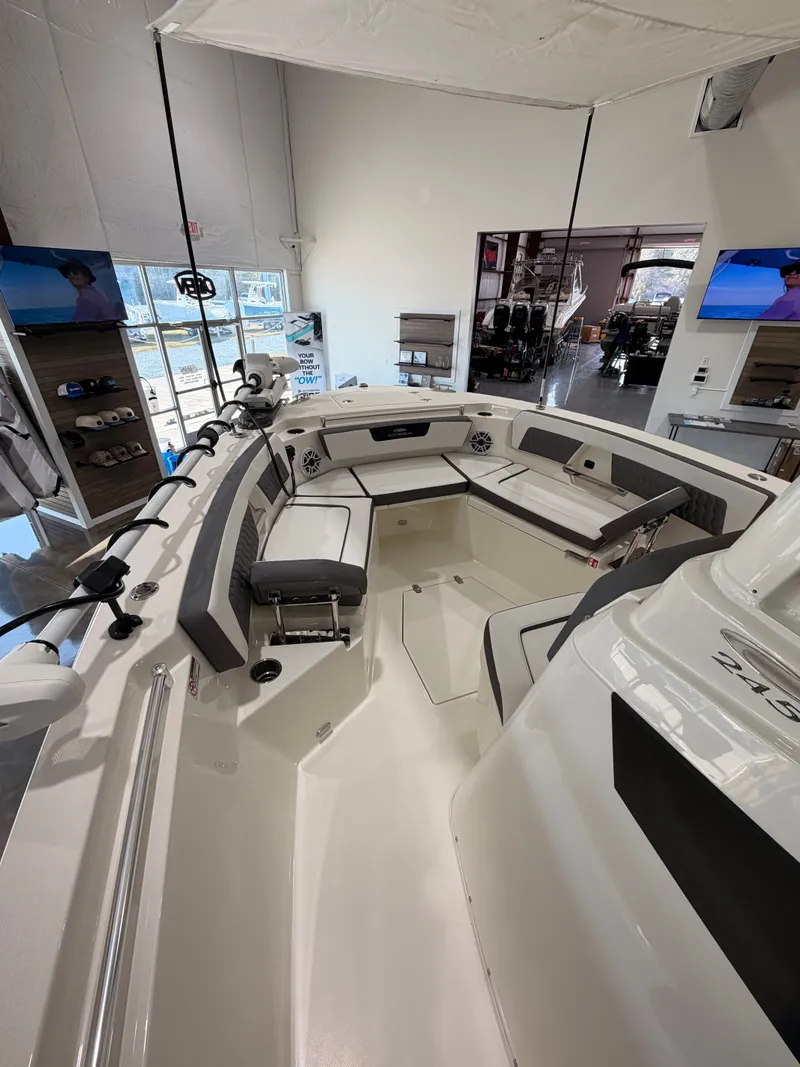 Slide: The Image of Interior view of 2026 Cobia 245 Center Console boat. - 12