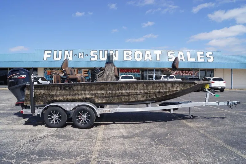 The Image of 2026 Excel 203 Bay Pro Elite boat on trailer at Fun-N-Sun Boat Sales. - 0