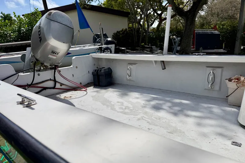 Slide: The Image of 2000 Eastern 22 Lobster Fisherman boat with Honda 90 outboard motor. - 14