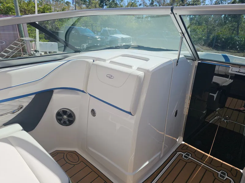 Slide: The Image of Interior of a 2019 Regal 23 OBX boat with modern features. - 13