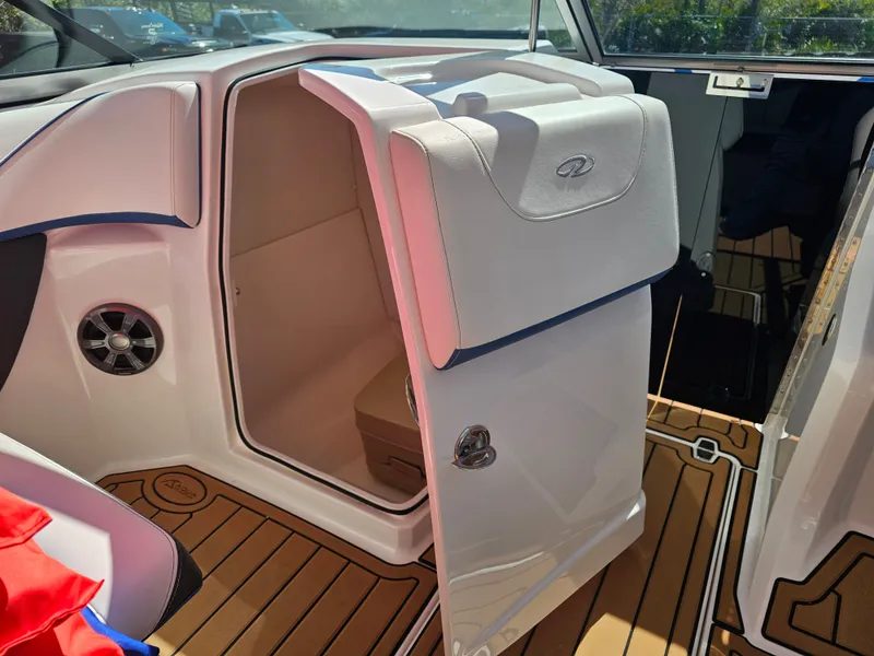 Slide: The Image of Interior of 2019 Regal 23 OBX with open door. - 15