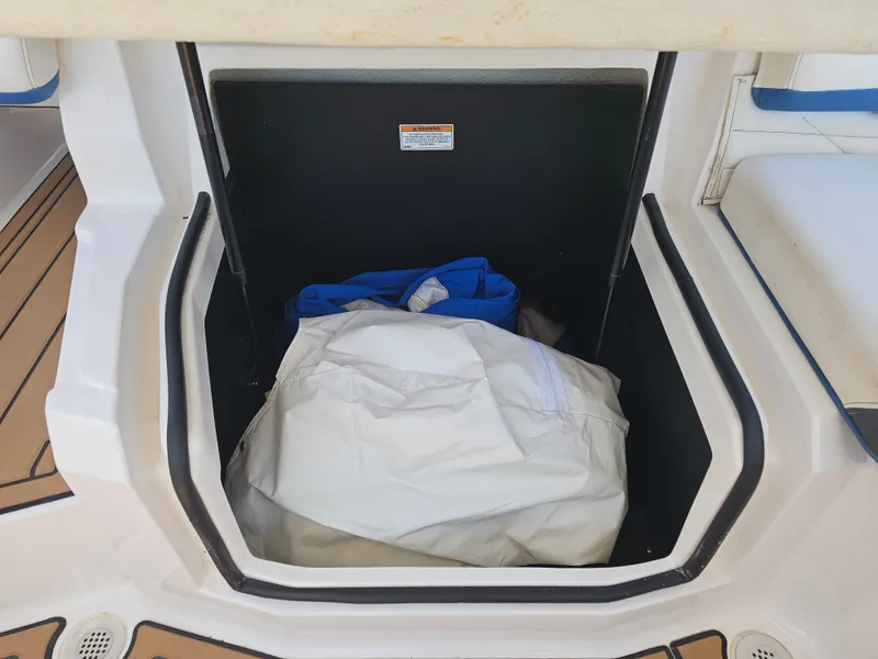 Slide: The Image of Storage compartment in 2019 Regal 23 OBX boat. - 27