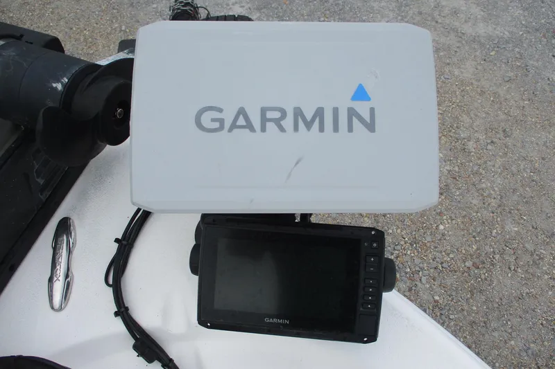 Slide: The Image of Garmin device on 2020 Sea Fox 220 Viper boat, featuring navigation equipment. - 7