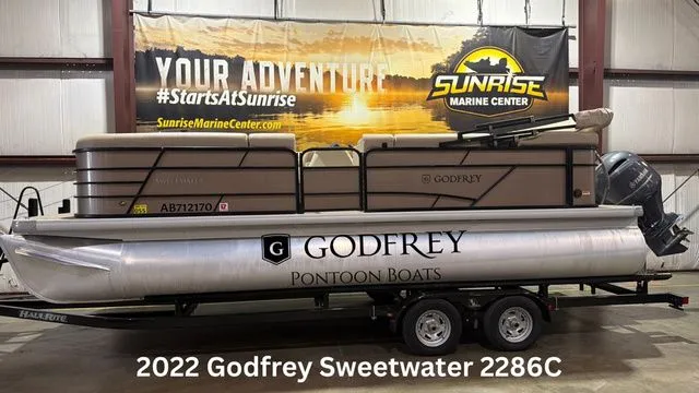 The Image of Godfrey Sweetwater 2286C W/Yamaha 150 2022 - 1