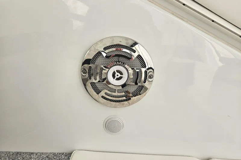 Slide: The Image of Speaker grille on 2010 Formula 34 Performance Cruiser boat. - 52