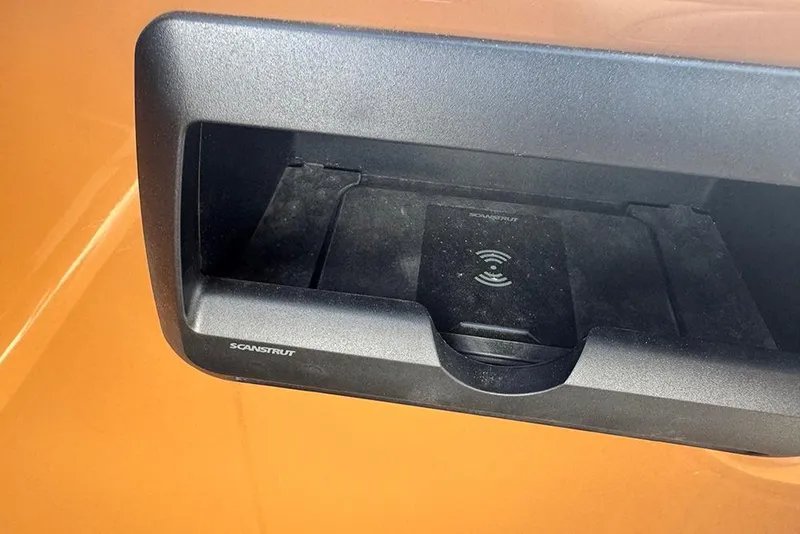 Slide: The Image of Wireless charging pad on 2026 Bentley Pontoons Elite 253 Swingback Dual Captain Full Tritoon. - 23