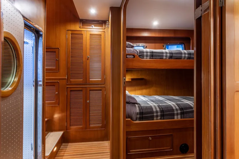 Slide: The Image of Guest stateroom with twin bunks, ER access - 9