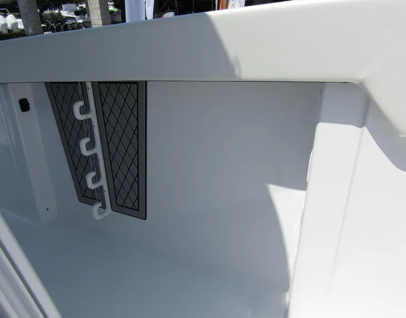 Slide: The Image of 2024 Wellcraft 352 Fisherman boat interior storage compartment. - 15