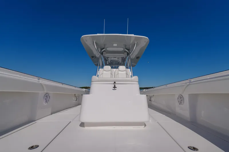 Slide: The Image of SeaHunter 38 Reel Escape- Forward Seating - 14