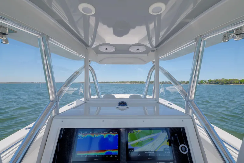 Slide: The Image of SeaHunter 38 Reel Escape- Helm - 31
