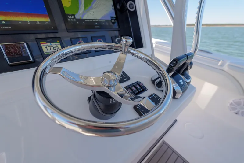 Slide: The Image of SeaHunter 38 Reel Escape- Helm Seating - 33