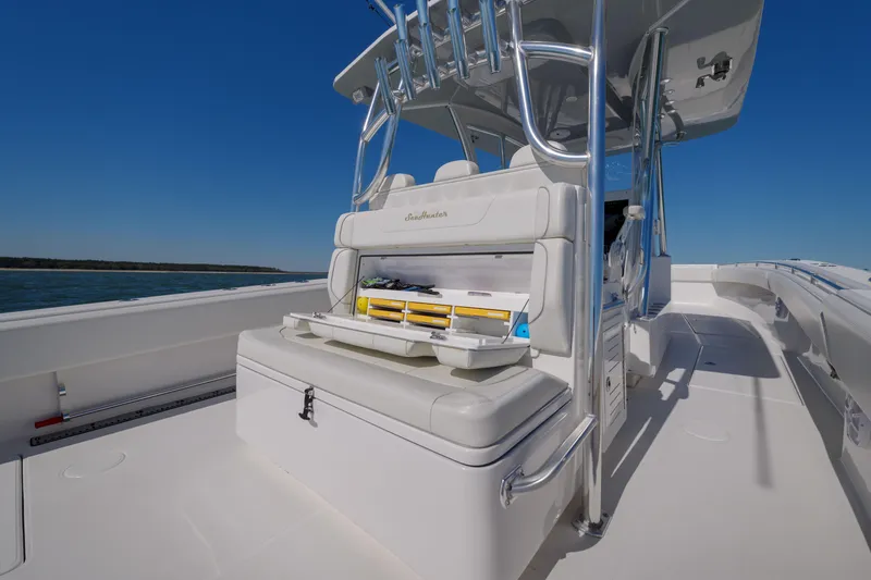 Slide: The Image of SeaHunter 38 Reel Escape- Rod Holders - 37